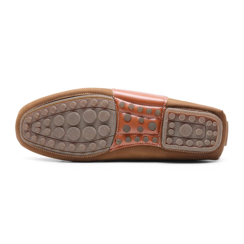 Bruno Marc Men's Driving Penny Loafers Casual Moccasins Shoes,Size 12,Tan - Image 3